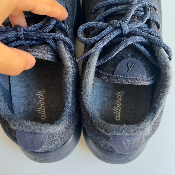 Allbirds Savannah Night Navy Sole Wool Runners - Picture 8 of 13